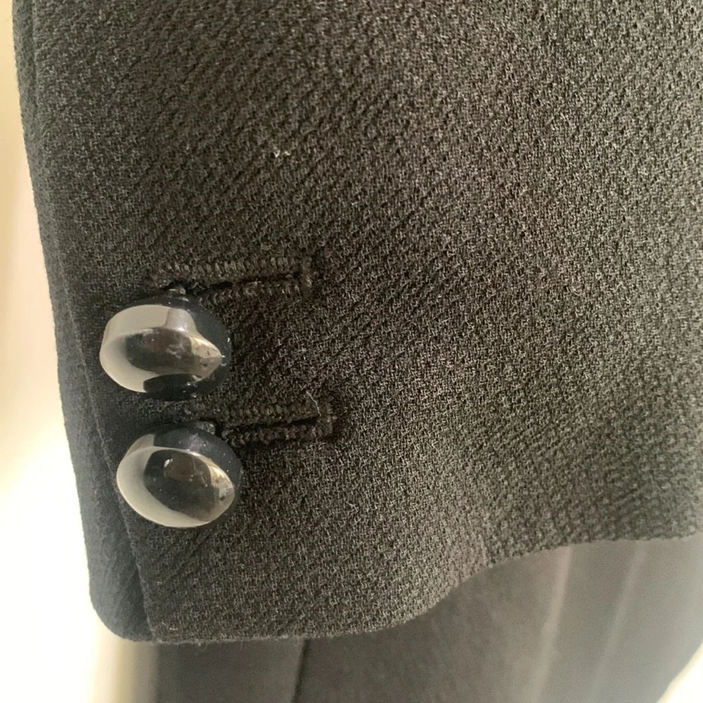 J crew black will blend coat size Small outerwear, career, classic